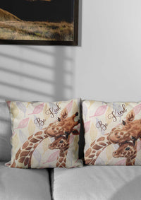 Thumbnail for Giraffe Cushion Cover UK | CoverMyCushion 45x45 / No thanks - cover only