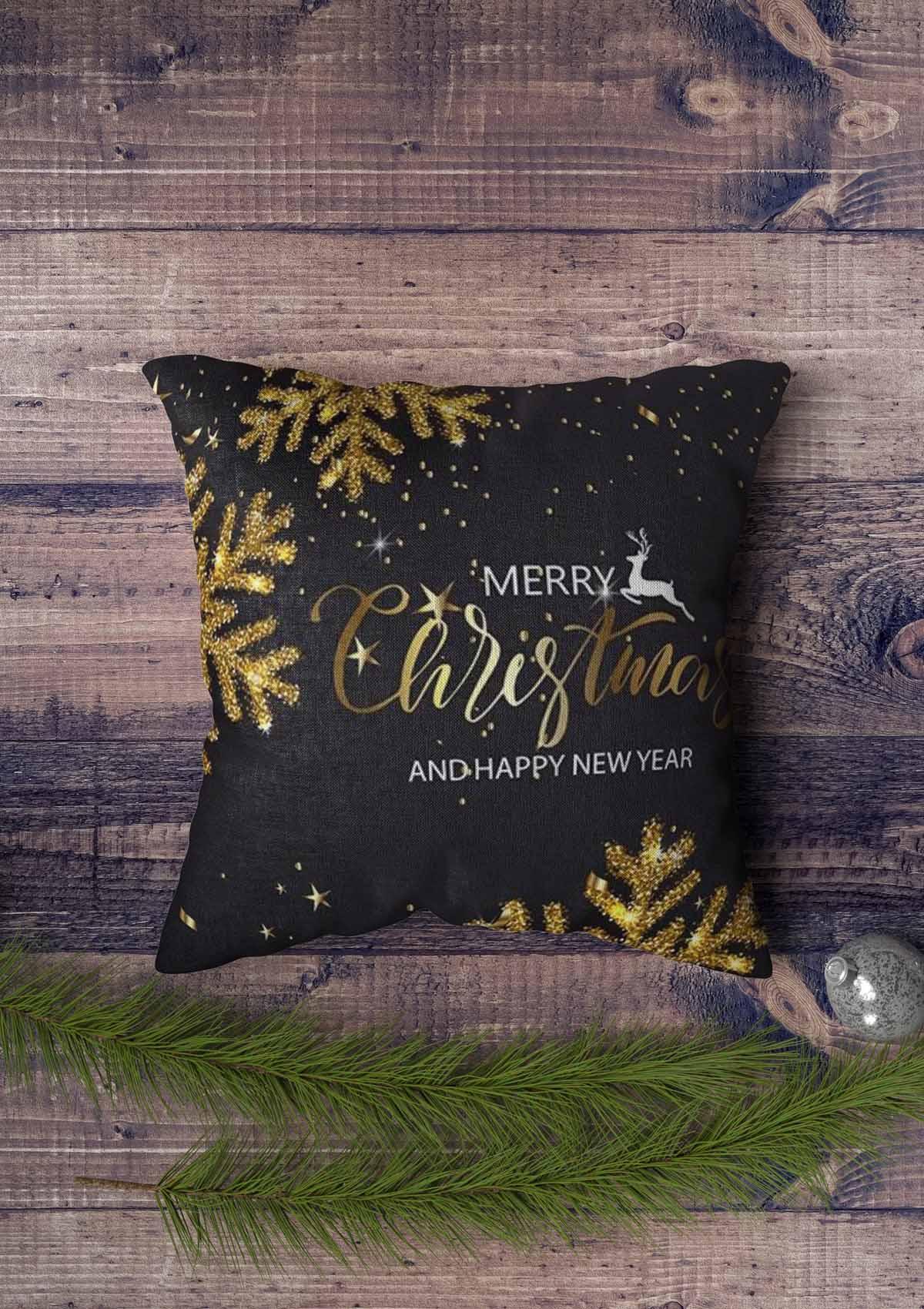 Gold Christmas Cushion Covers | CoverMyCushion