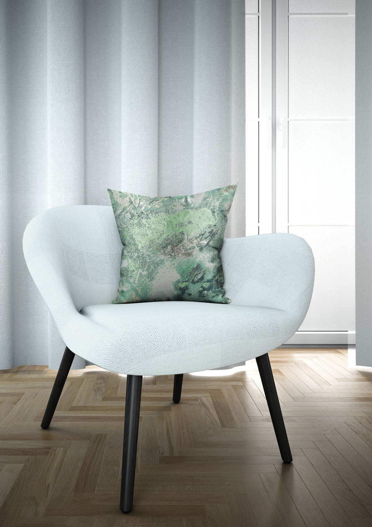 Green and Grey Cushion Covers | CovermyCushion 30x50cm / Green and Grey / No thanks - cover only