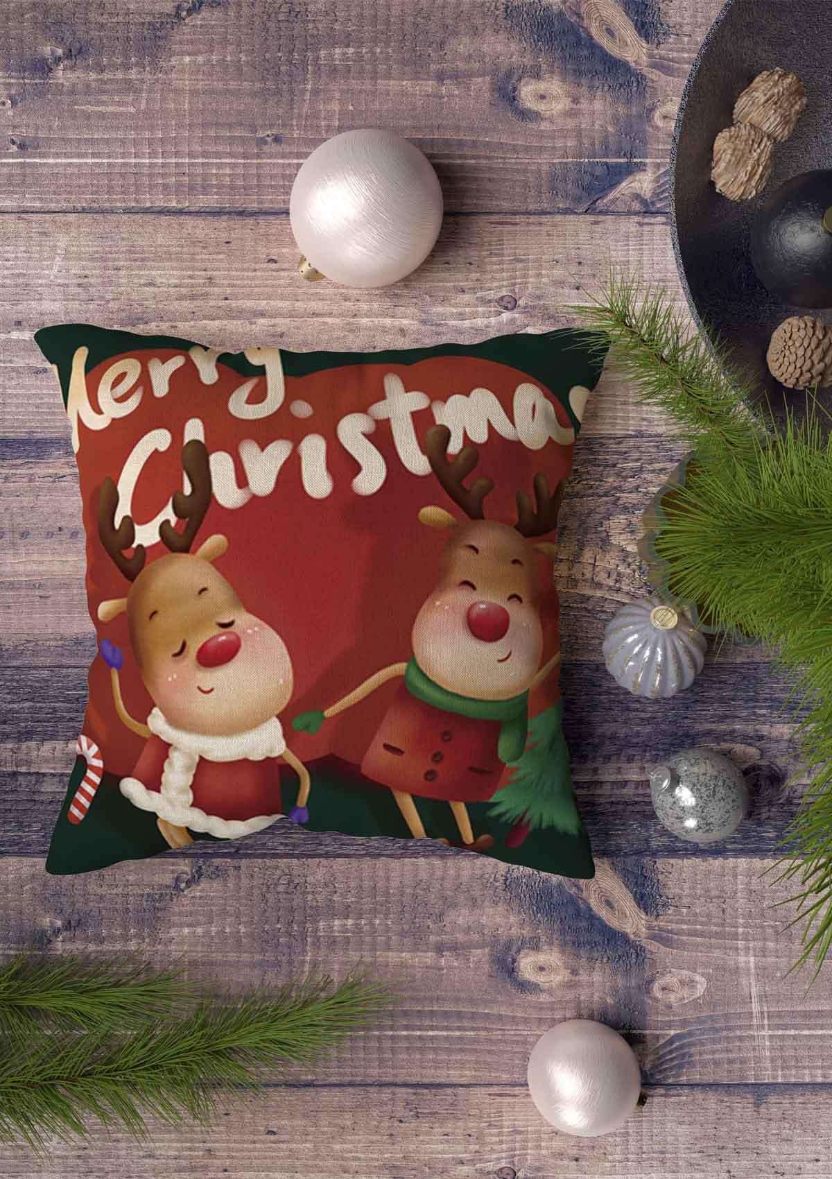 Green Christmas Cushion Covers | CoverMyCushion