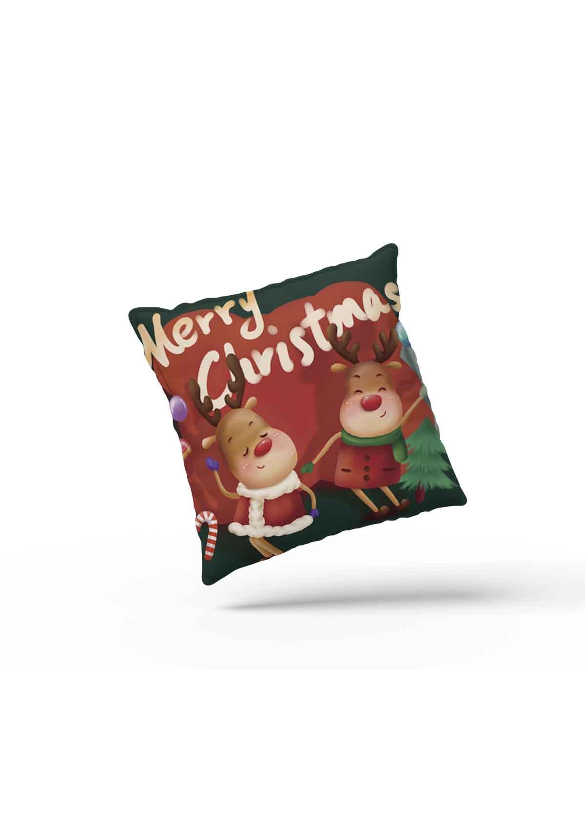 Green Christmas Cushion Covers | CoverMyCushion 45x45 / No thanks - cover only