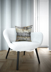 Thumbnail for Grey and Gold Cushion Covers | CovermyCushion 30x50cm / Grey and Gold / No thanks - cover only