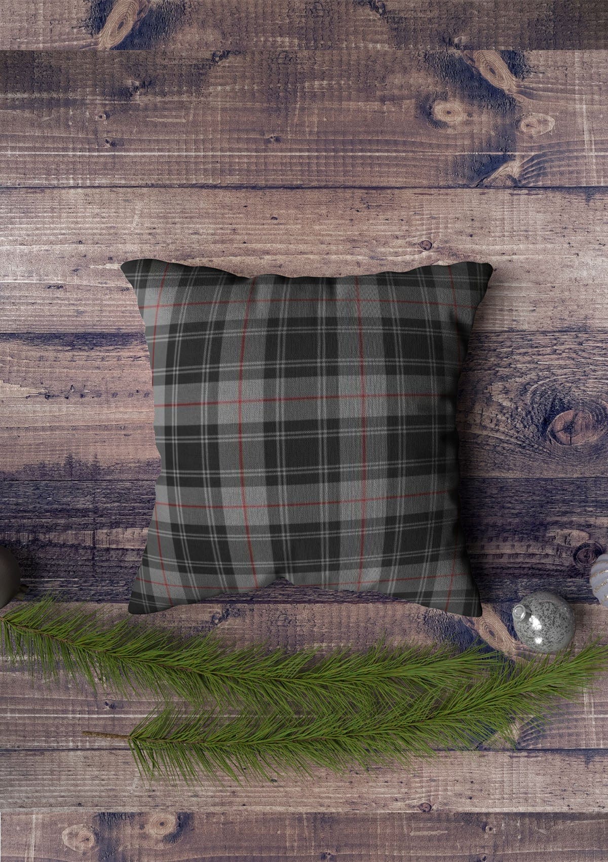 Grey Tartan Cushion Covers CovermyCushion