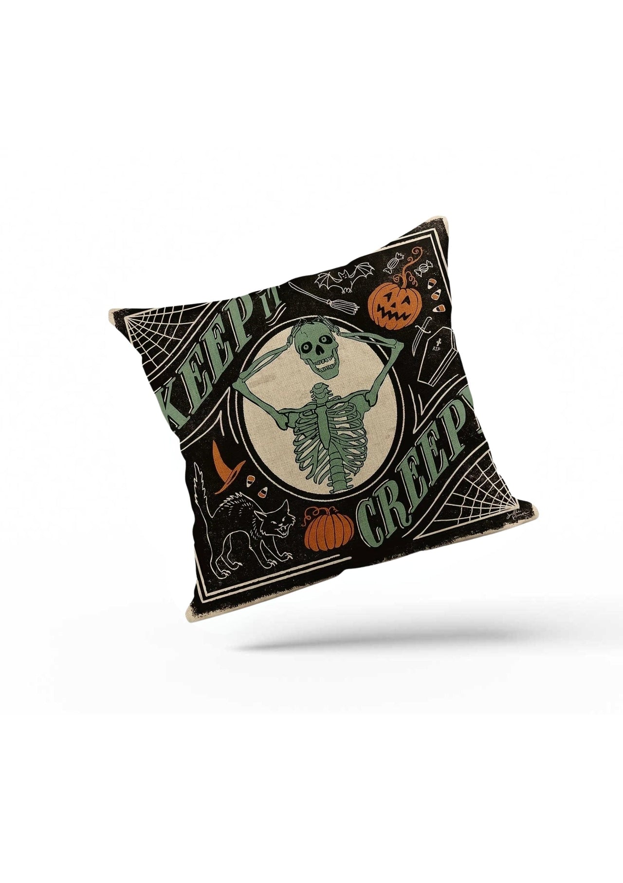 Halloween Cushion Covers UK​ | CoverMyCushion 45x45cm / No thanks - cover only