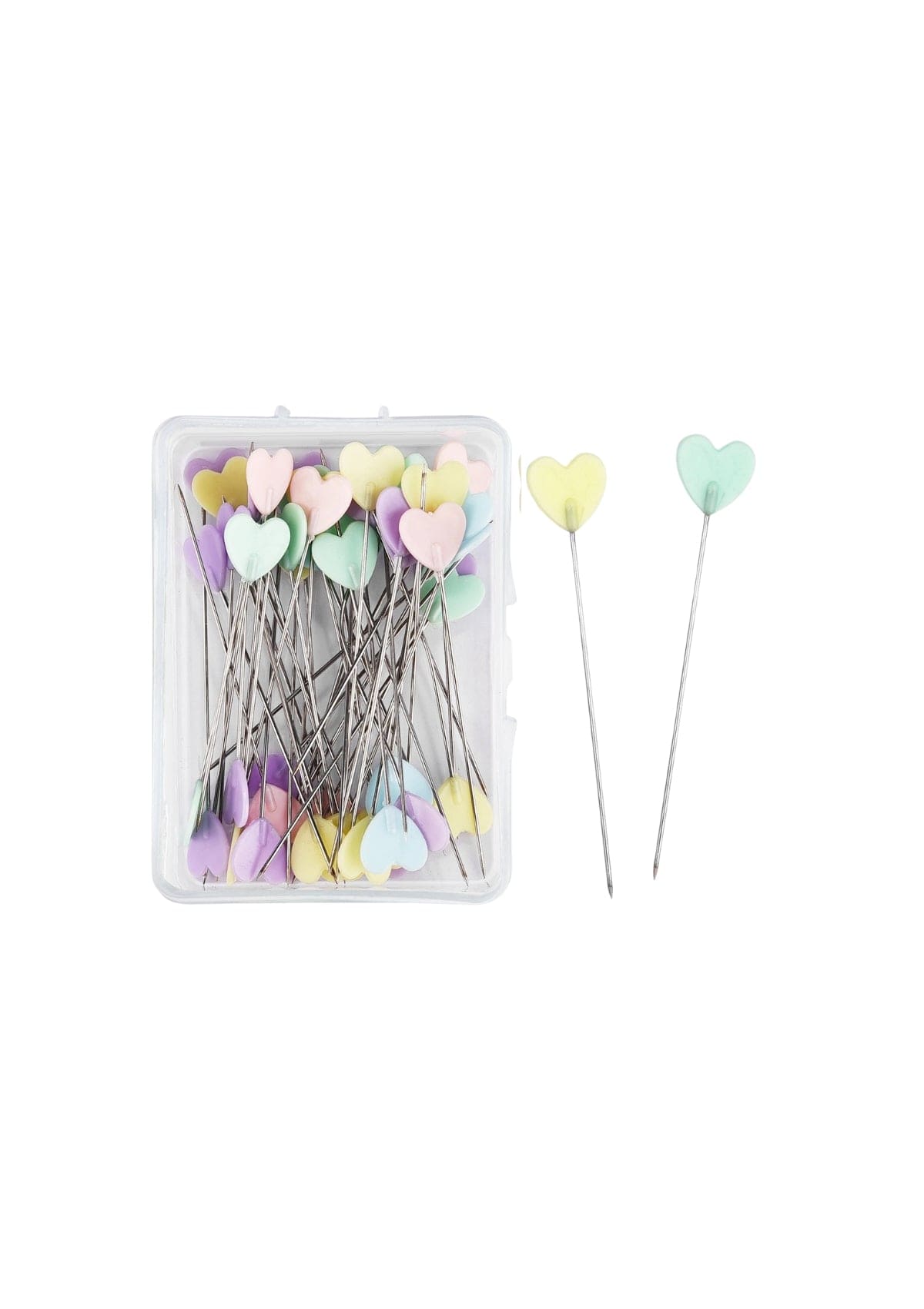 Heart Sewing Pins​ | CovermyCushion 50pcs