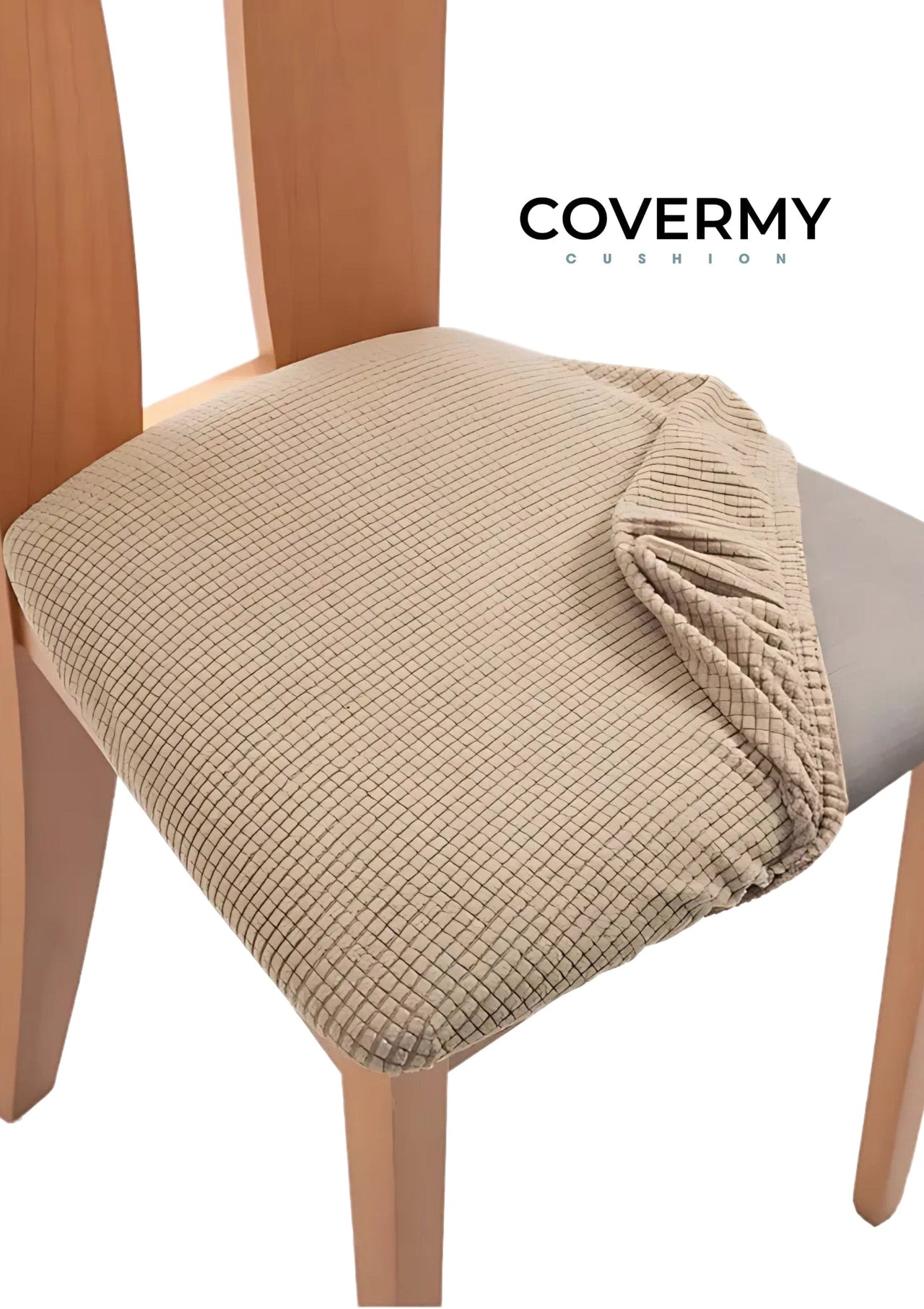 Light Brown Chair Cushion Cover | CoverMyCushion Light brown