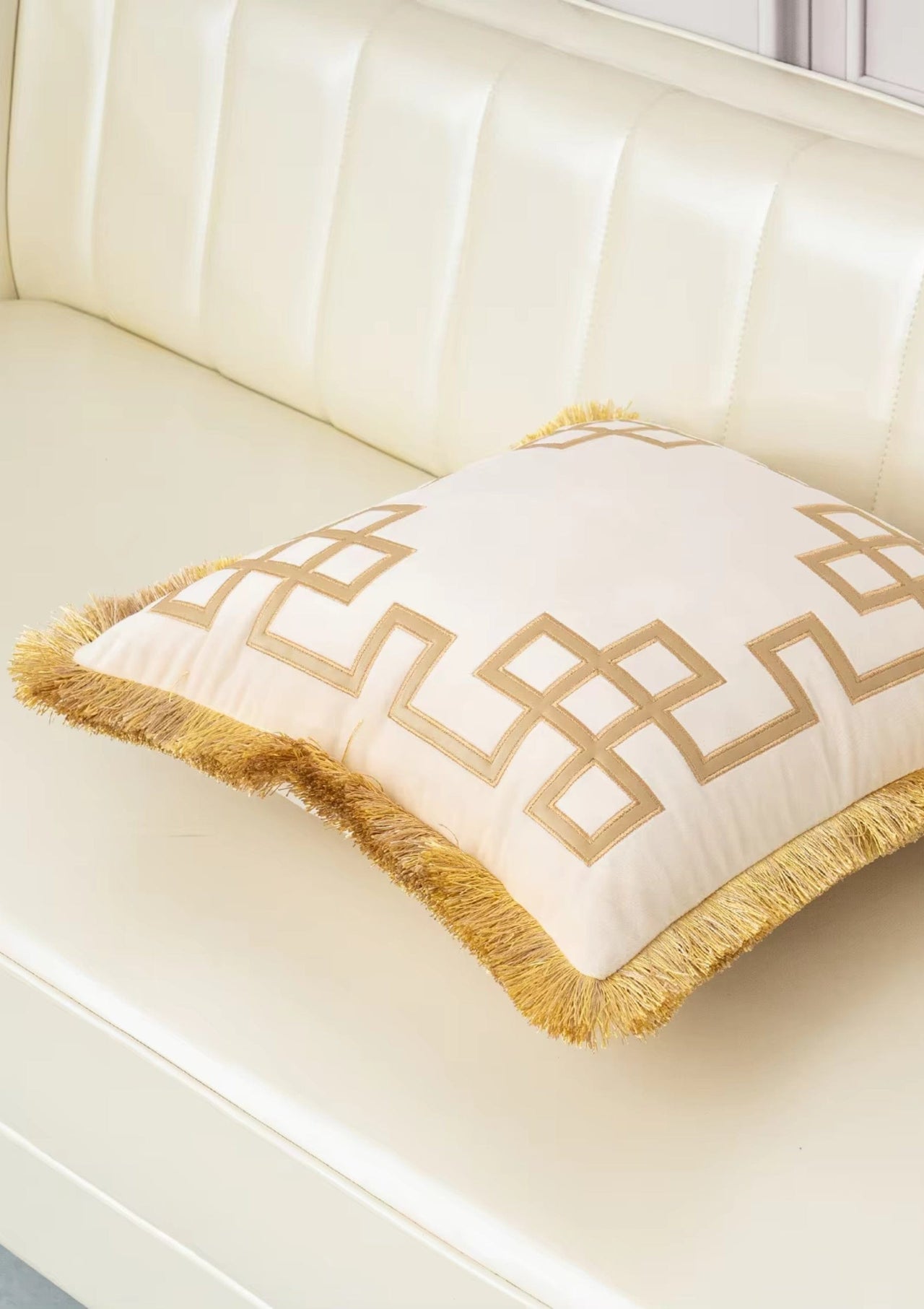 Luxury Beige Cover Cushion | CoverMyCushion