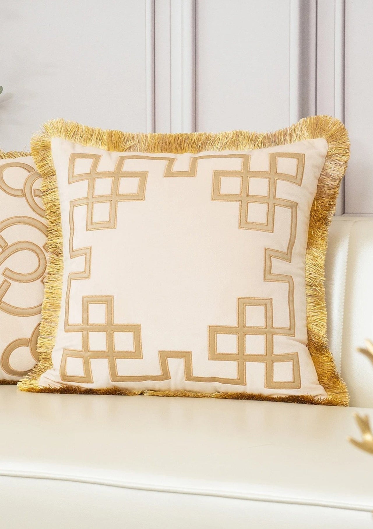 Luxury Beige Cover Cushion | CoverMyCushion