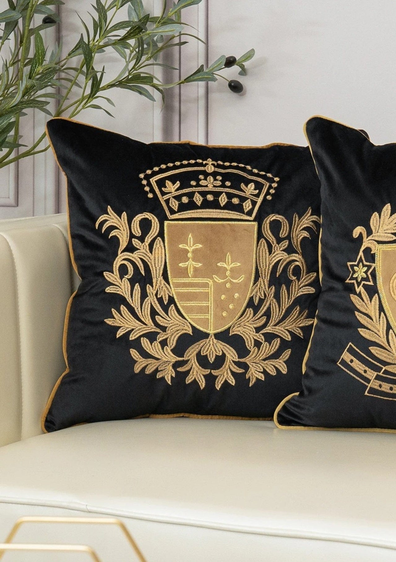 Luxury Black Cushion Cover Velvet | CoverMyCushion