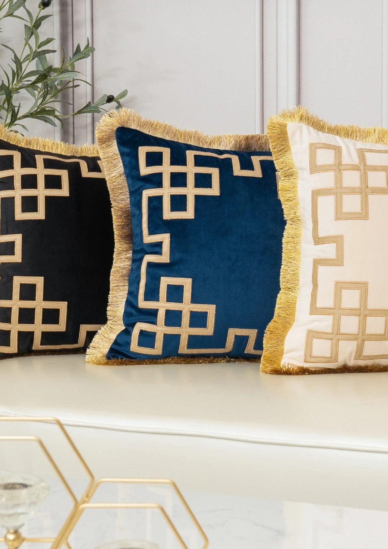 Luxury Cushion Covers Blue | CoverMyCushion