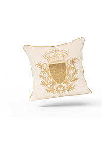 Thumbnail for Luxury Embroidered Cushion Cover | CoverMyCushion 45x45cm / Beige / No thanks - cover only