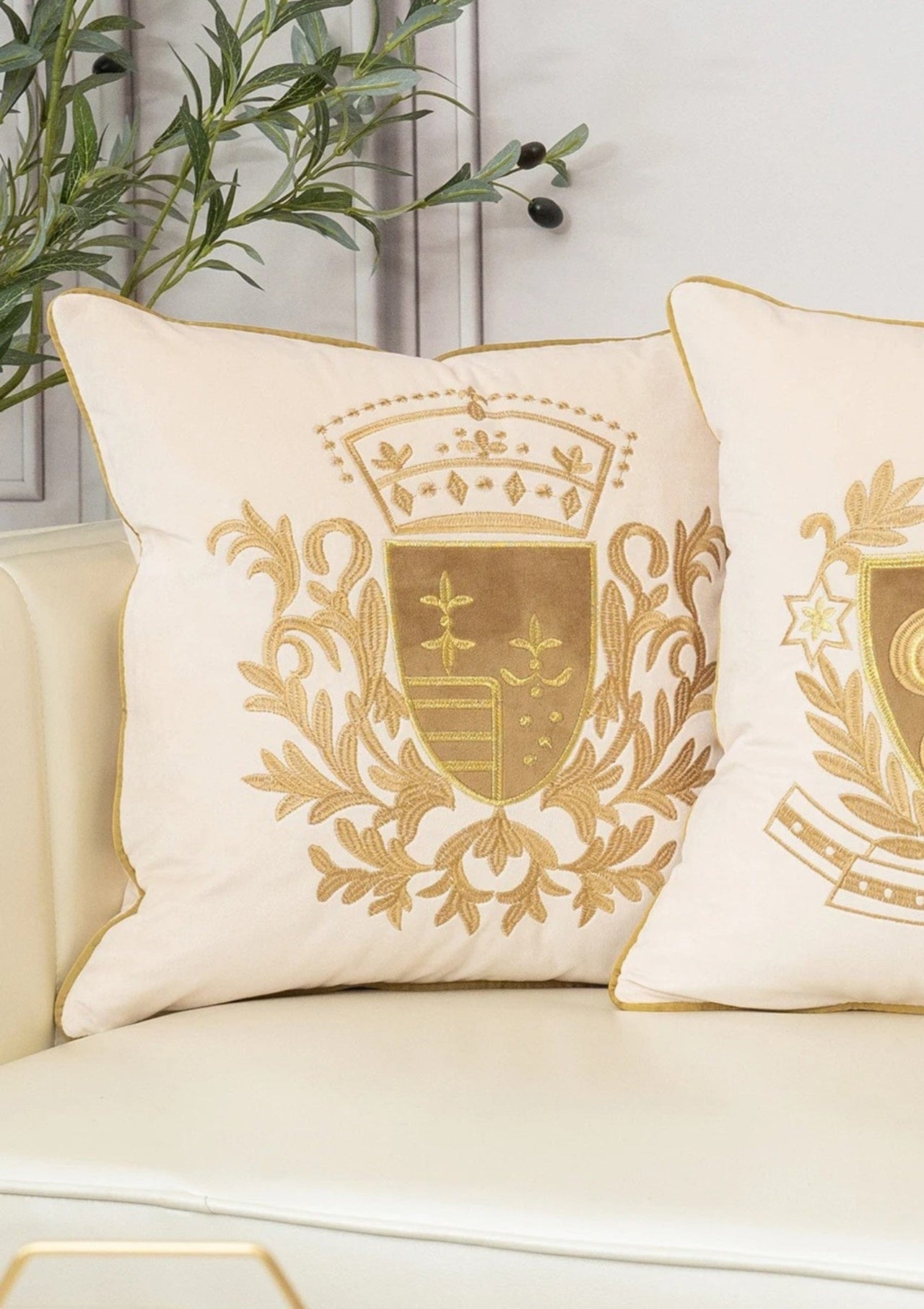 Luxury Embroidered Cushion Cover | CoverMyCushion