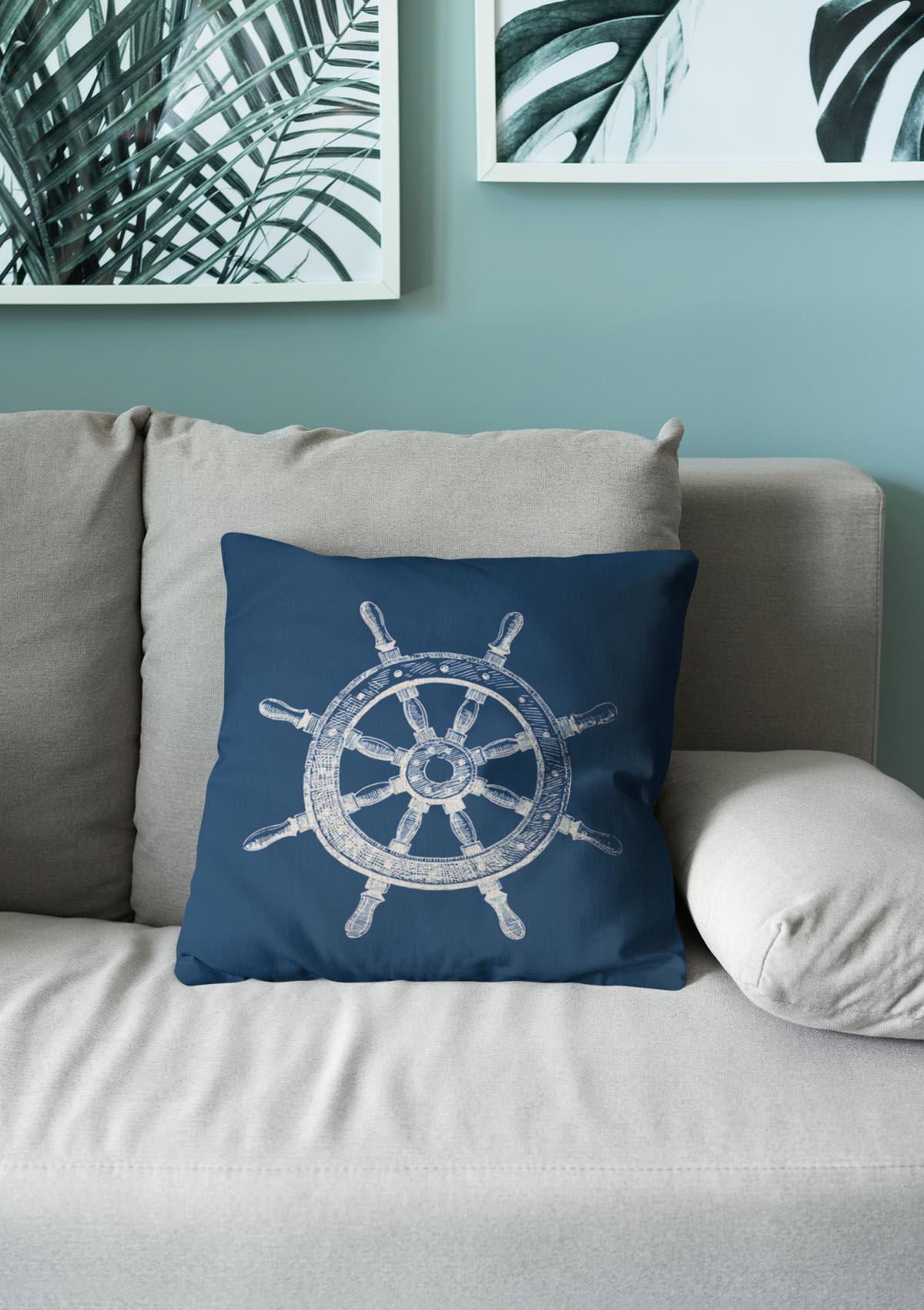 Nautical Cushion Covers Only | CoverMyCushion 45x45 / No thanks - cover only