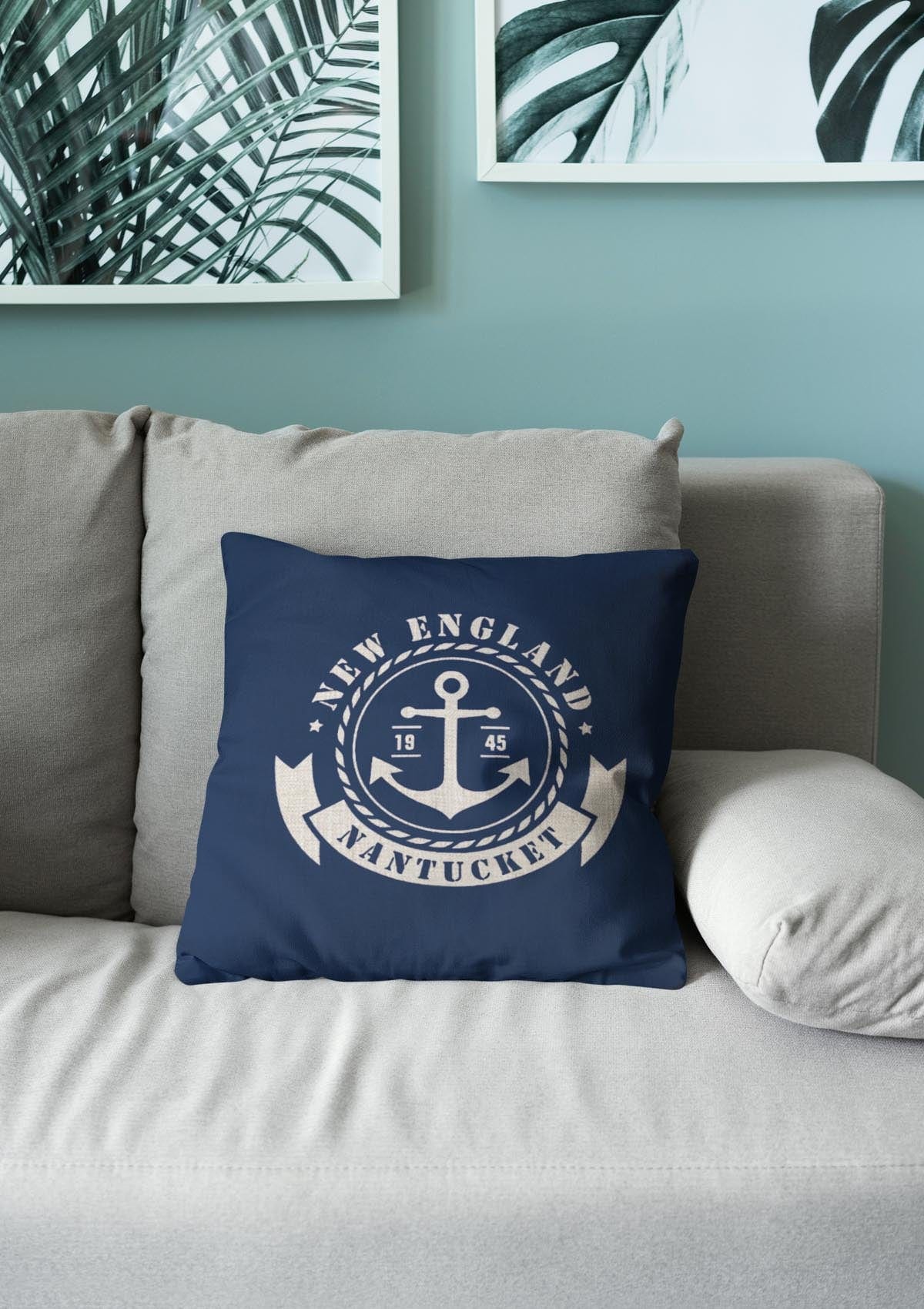 Nautical Themed Cushion Covers | CoverMyCushion 45x45 / No thanks - cover only