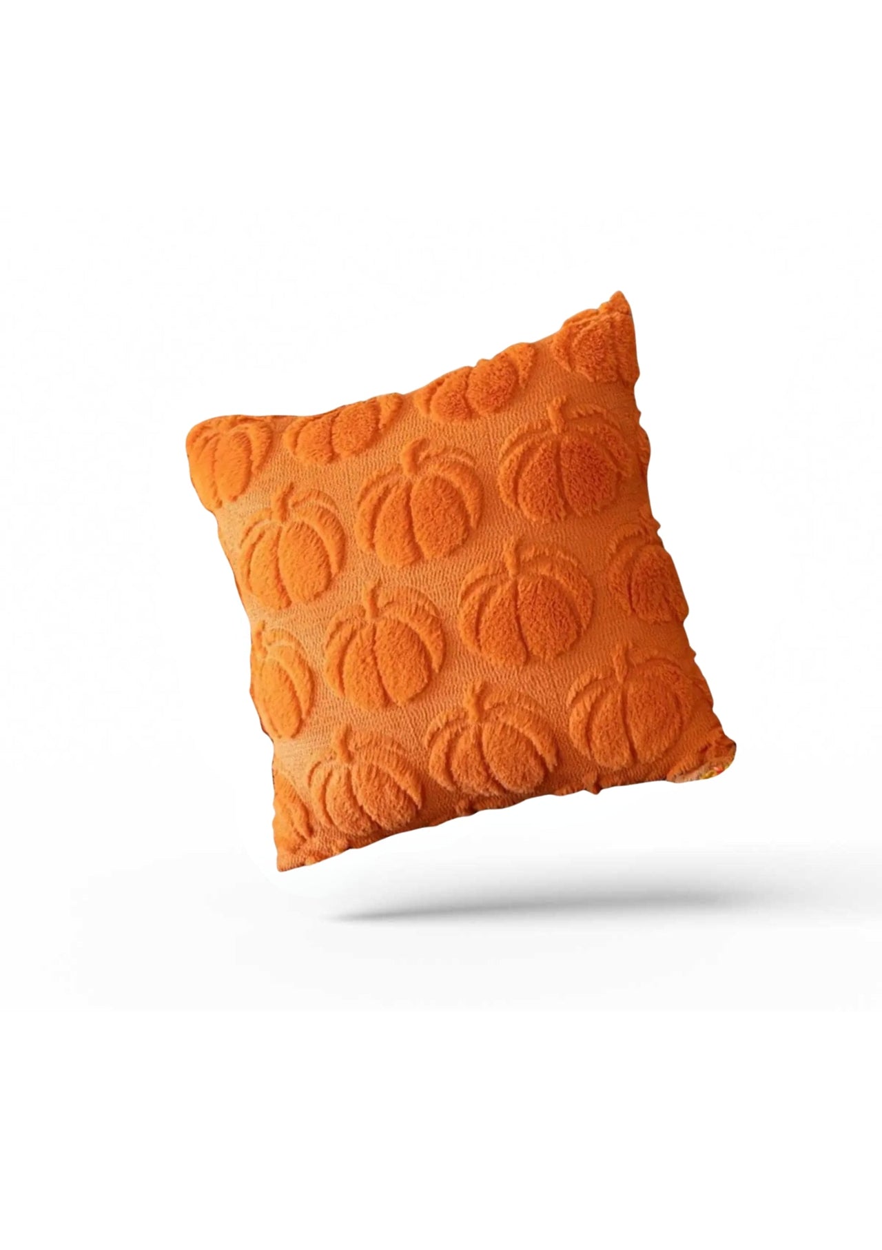 Orange Pumpkin Cushion Cover | CoverMyCushion 45x45cm / No thanks - cover only