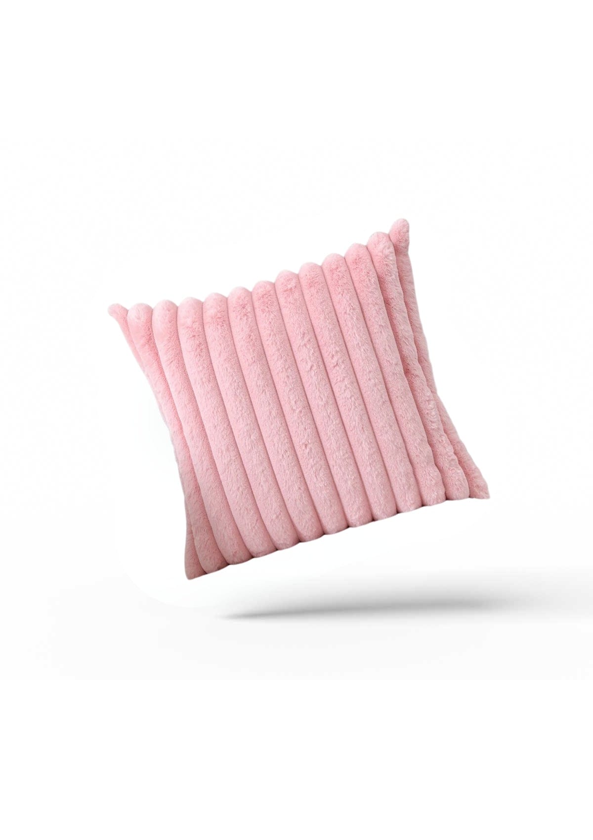 Pink Stripe Cushion Cover | CovermyCushion 45x45cm / Pink / No thanks - cover only