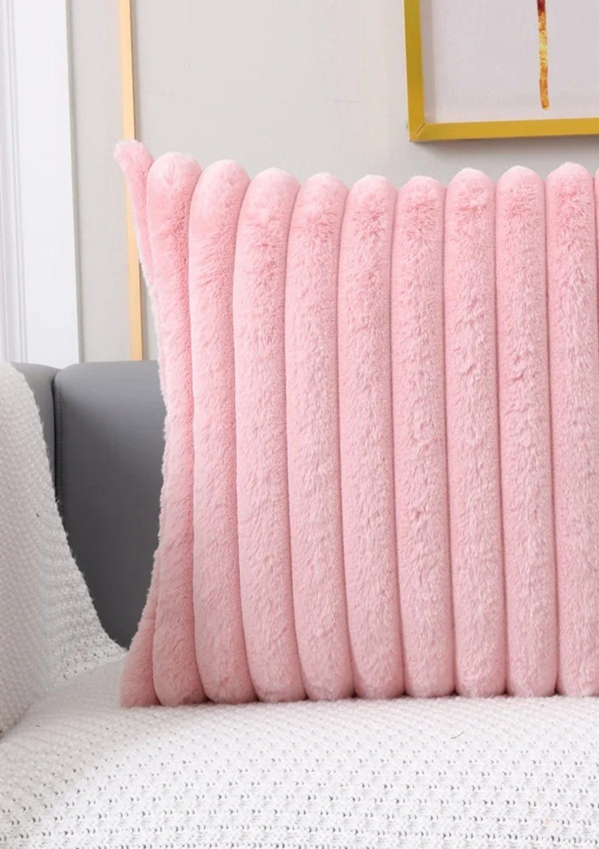 Pink Stripe Cushion Cover | CovermyCushion