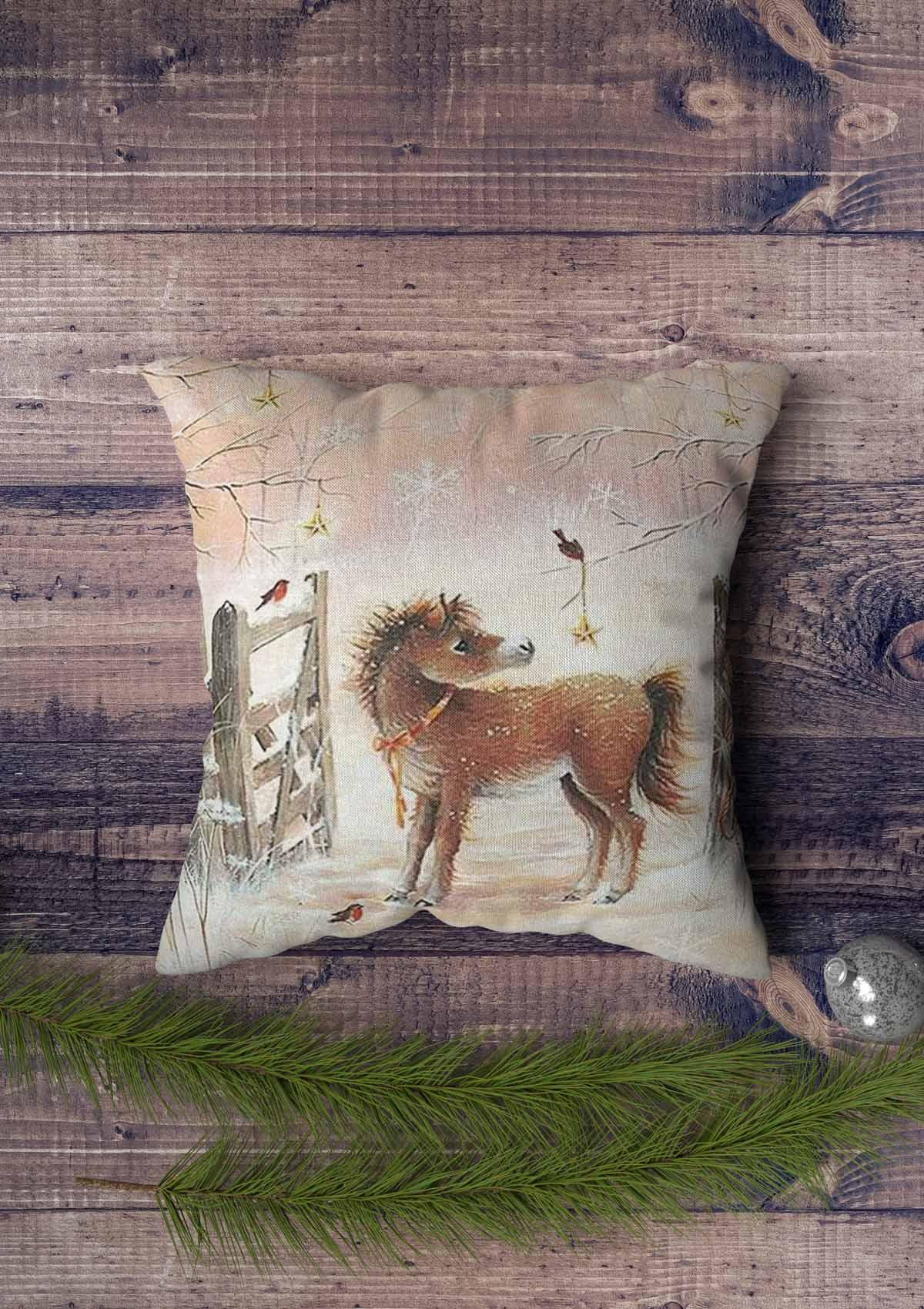 Pink Christmas Cushion Covers - Transform your holiday ambiance with our collection of pink Christmas cushion covers. Discover charming designs that add a touch of elegance to your festive setting at CoverMyCushion.