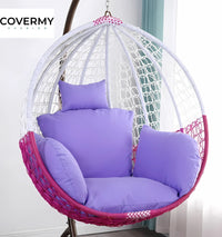 Thumbnail for Purple Cushion Cover for Rocking Chair | CoverMyCushion S - Unfilled