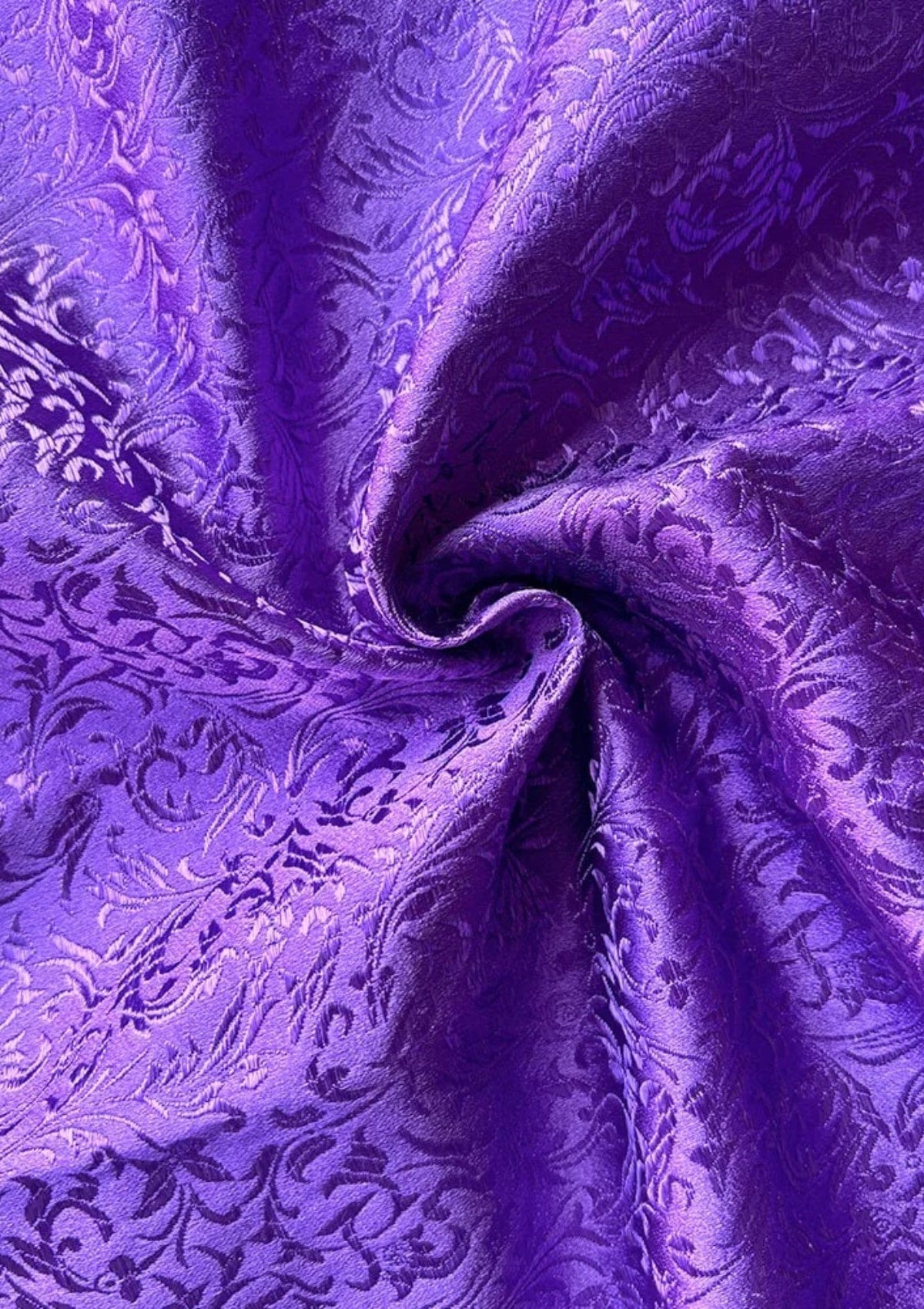 Purple Jacquard Fabric​ | CovermyCushion Purple / 50x75cm