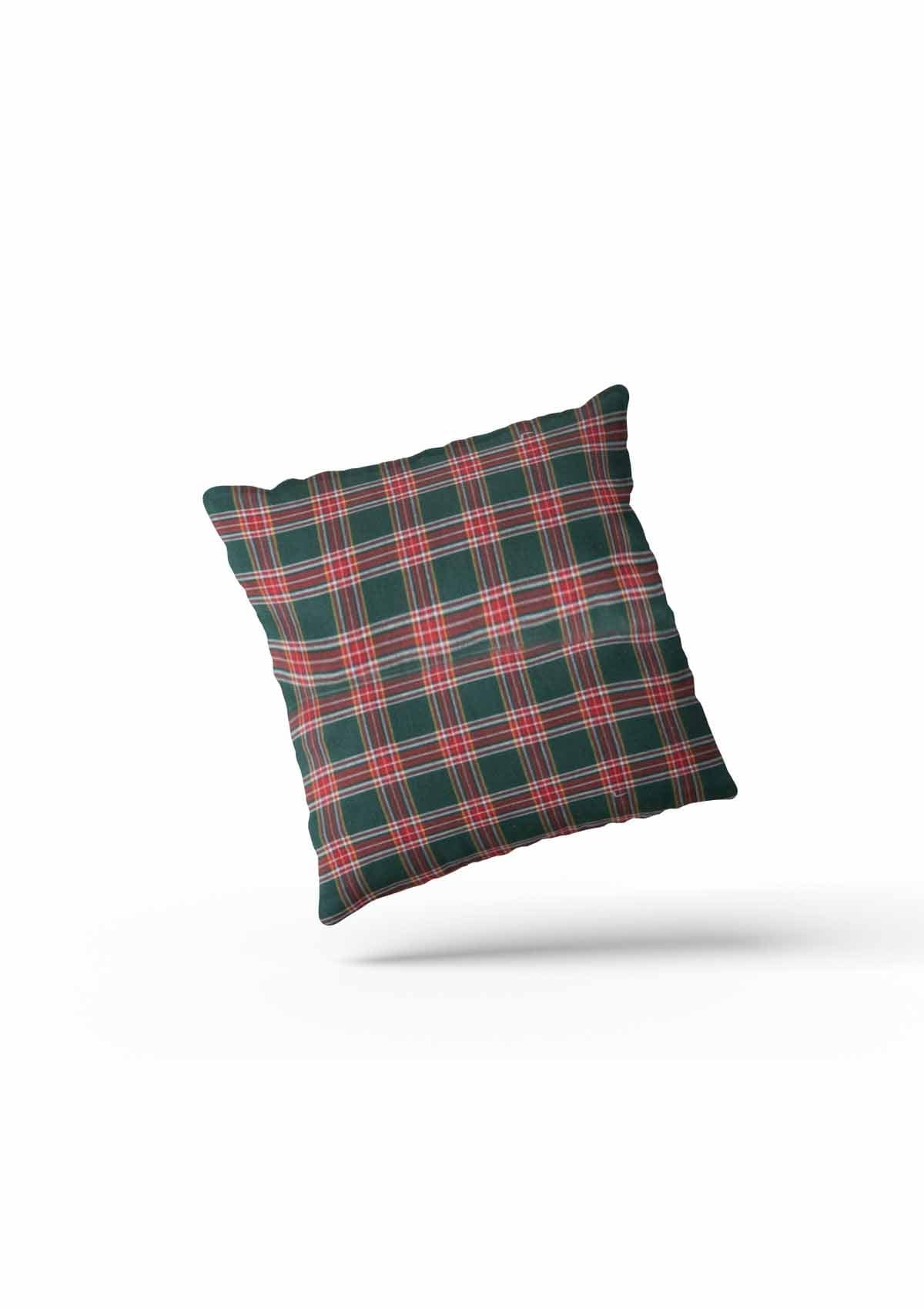 Red and Green Tartan Cushion Covers | CovermyCushion 