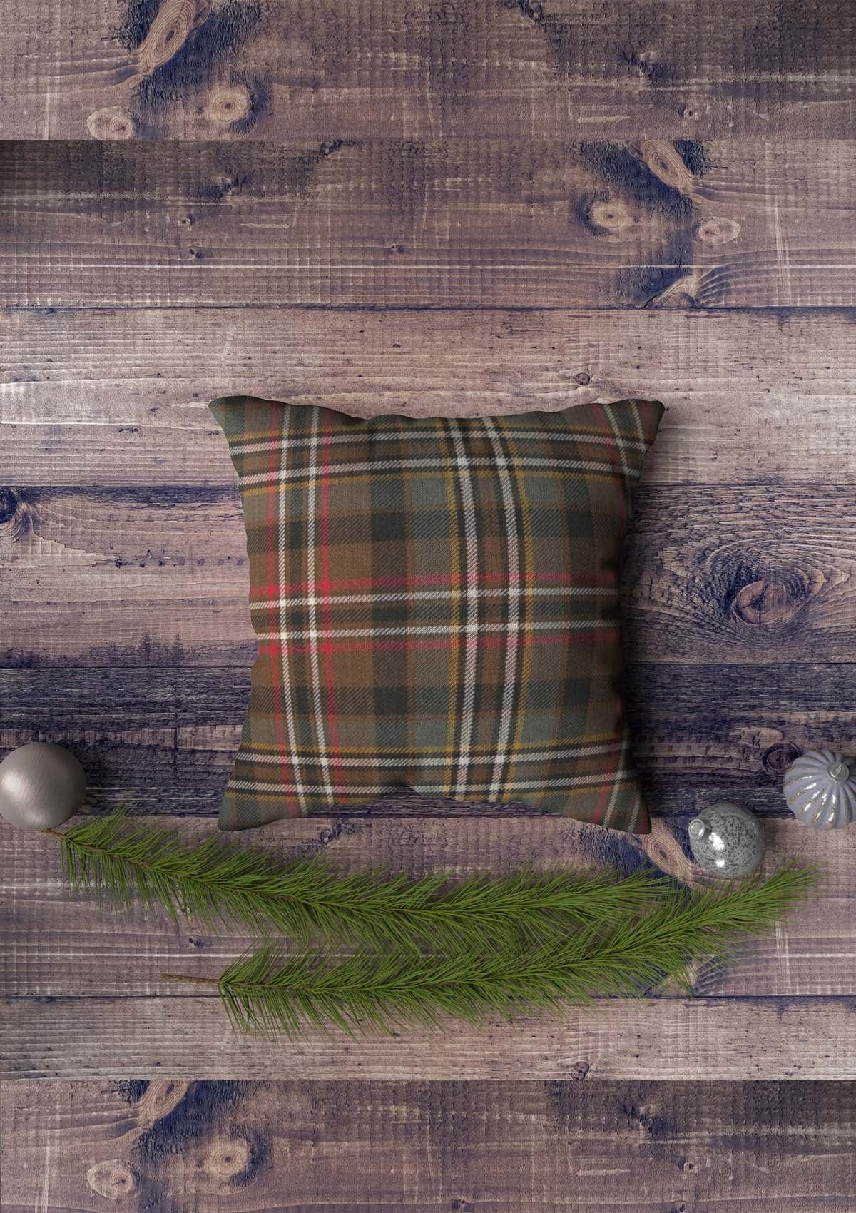 Red and Grey Tartan Cushion Covers | CoverMyCushion 40x40cm / Grey / No thanks - cover only