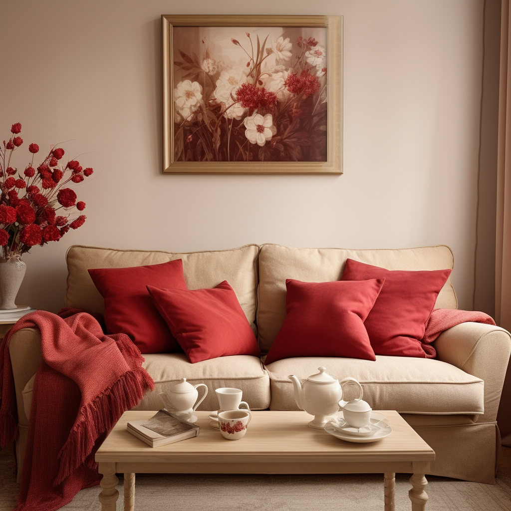 Cream sofa top cushion ideas