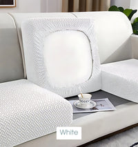 Thumbnail for Stretch Couch Cushion Covers | CoverMyCushion White / Normal Size (S)-1pc