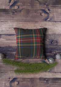 Thumbnail for Tartan Check Cushion Covers | CoverMyCushion 40x40cm / Black / No thanks - cover only