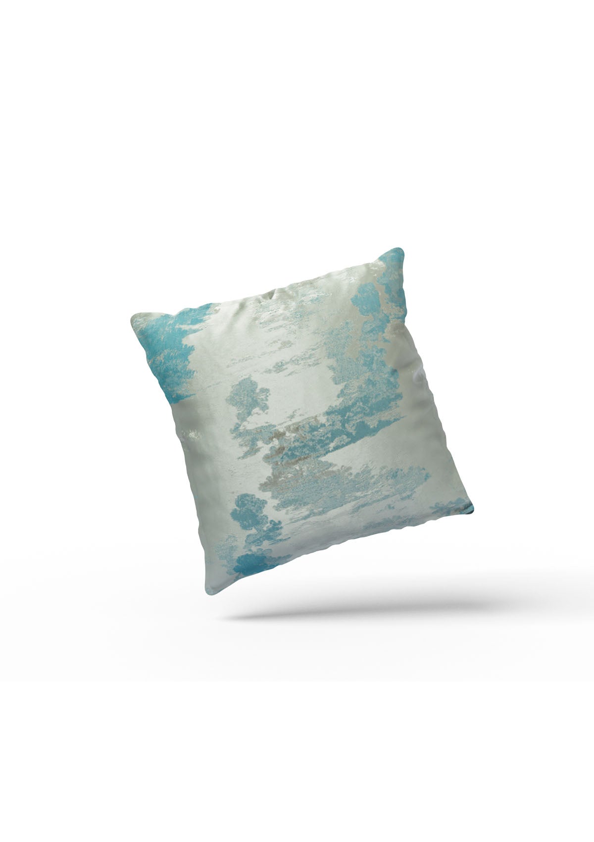 Teal and Silver Cushion Covers | CovermyCushion