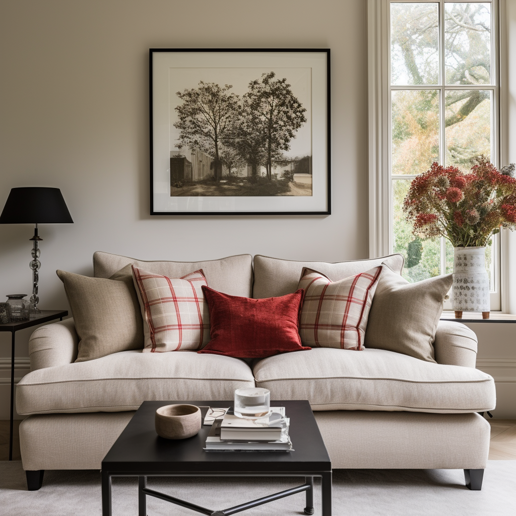 Beige couch cushions best sale