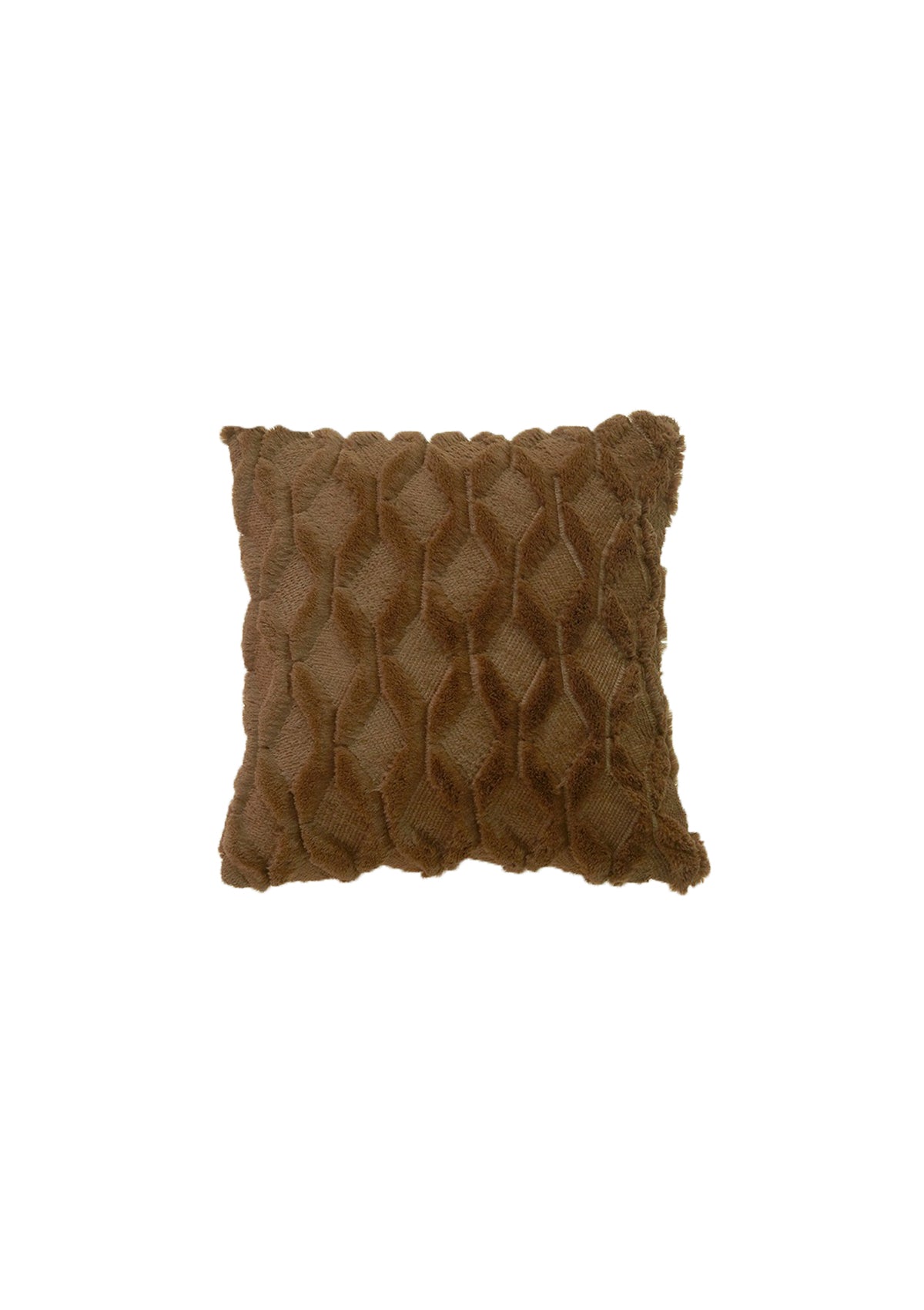 Warm Brown Fluffy Cushion Covers | CovermyCushion