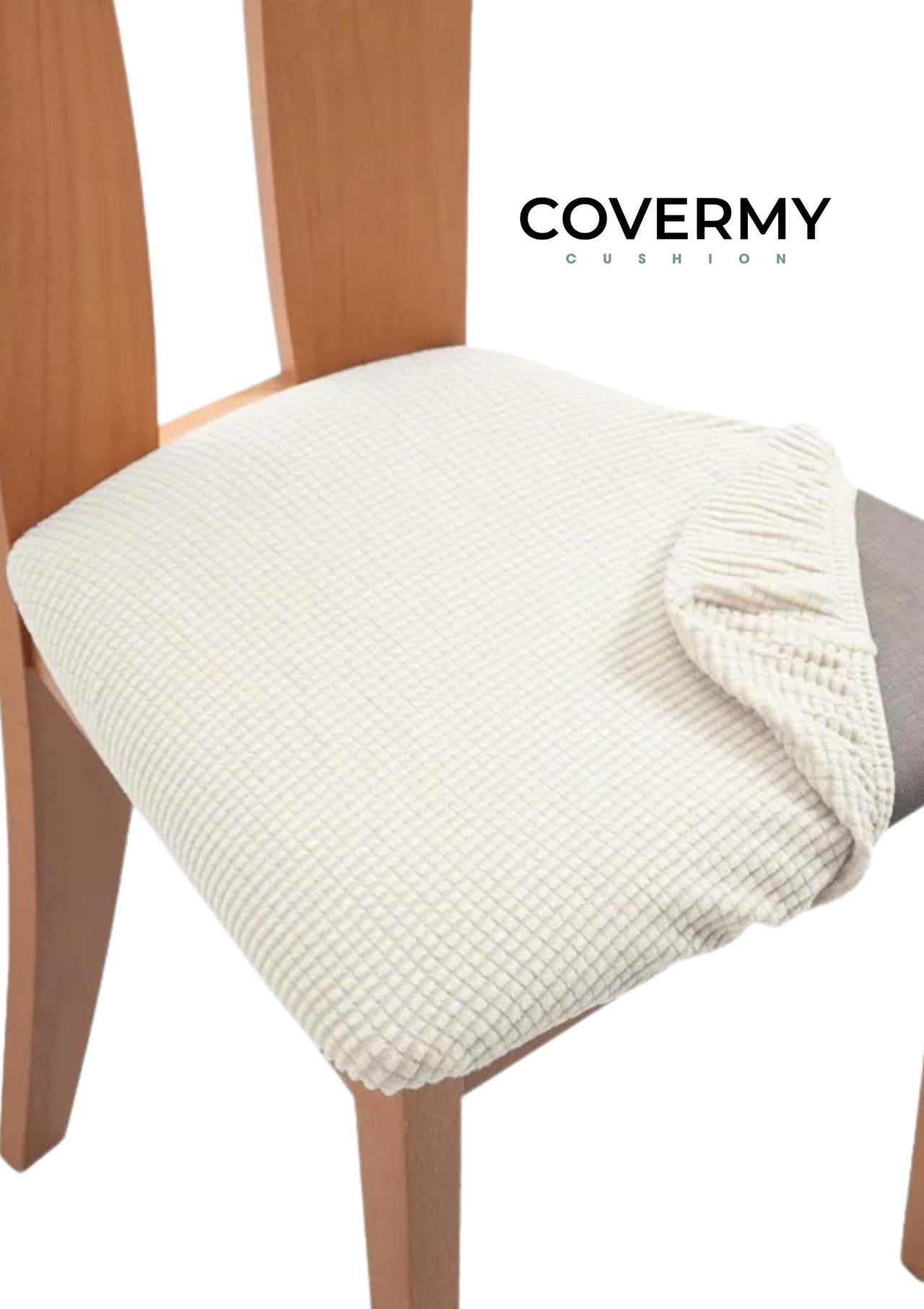 White Chair Cushion Cover | CoverMyCushion White