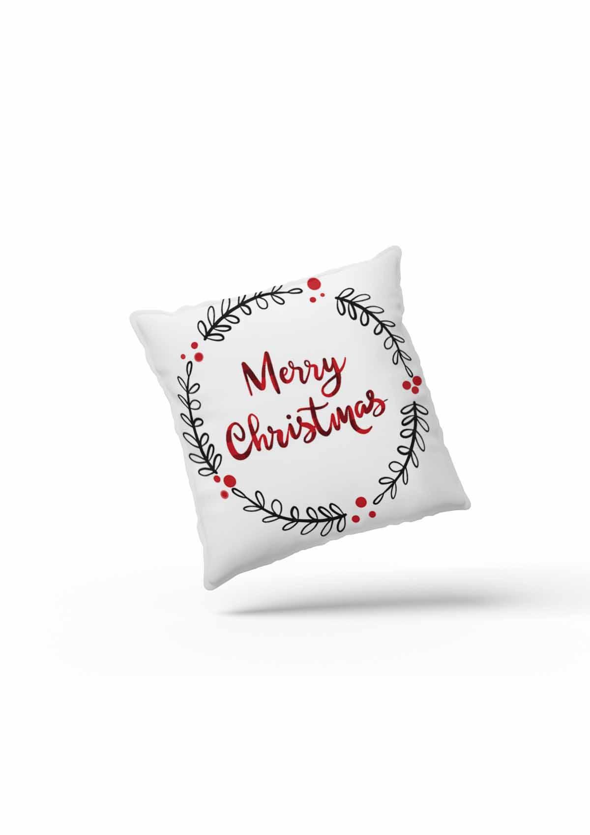 White Christmas Cushion Covers | CoverMyCushion 45x45 / No thanks - cover only