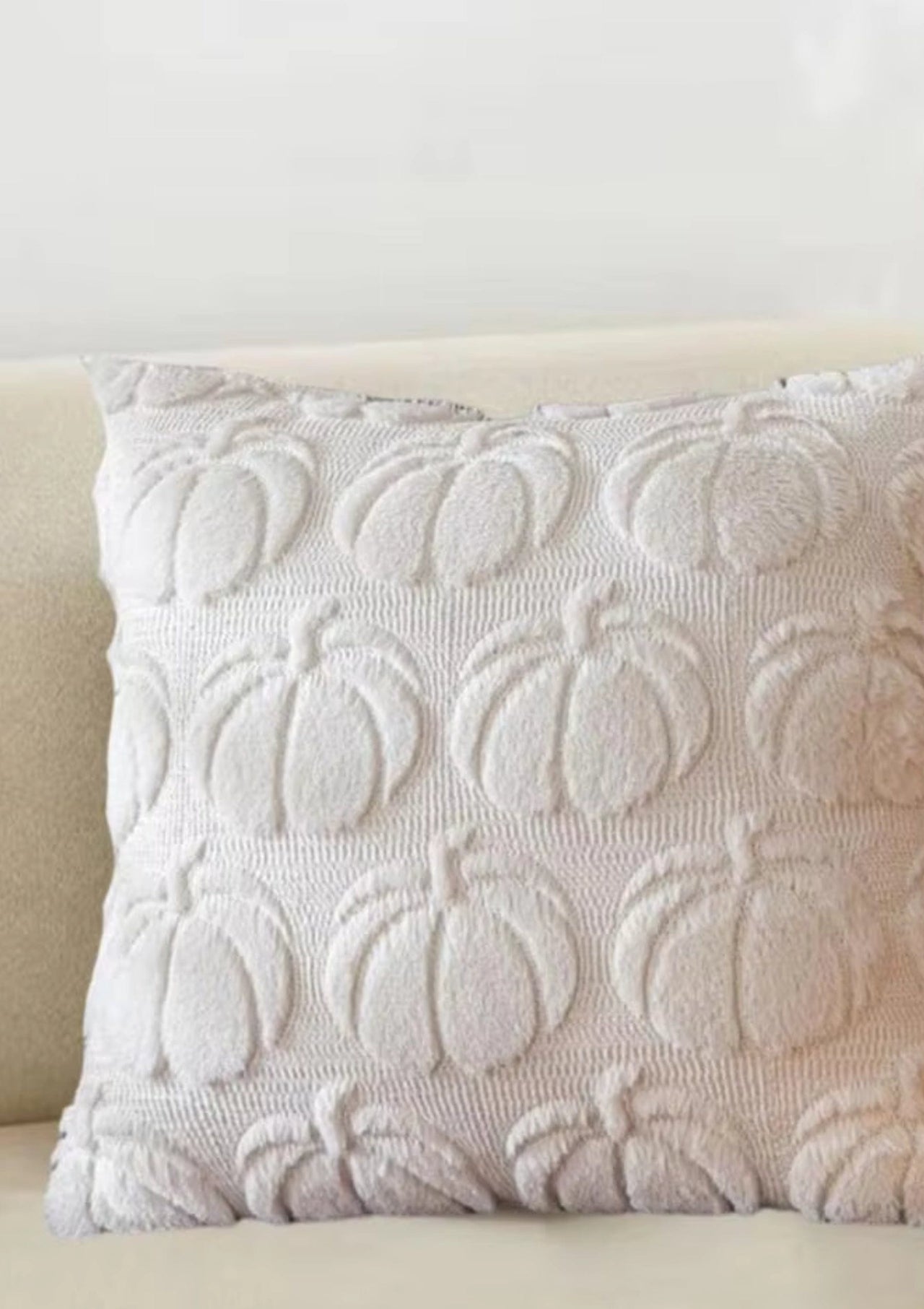 White Pumpkin Cushion Cover | CoverMyCushion