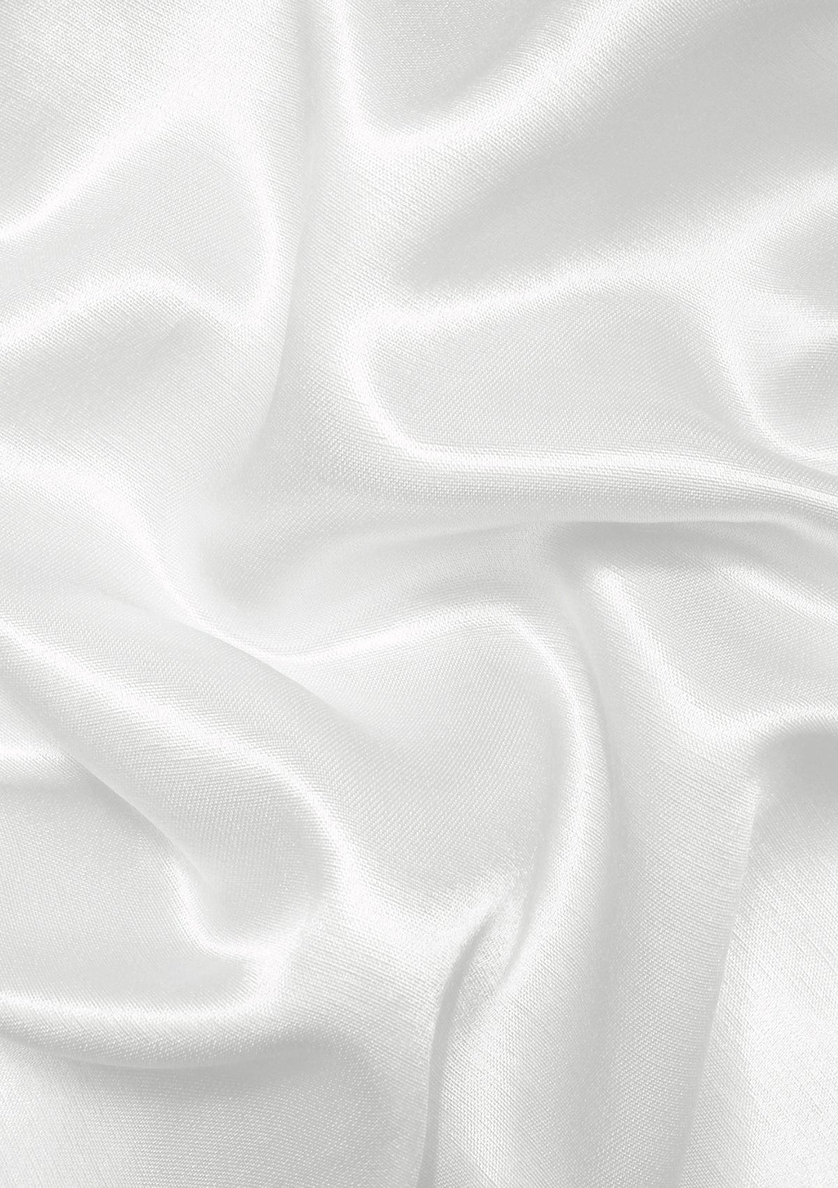 White Satin Fabric​ | CovermyCushion White / 150cmx1yard