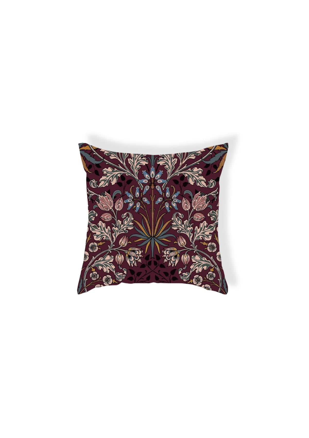 Purple Floral Cushion Covers