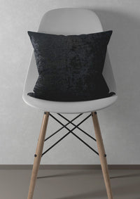 Thumbnail for Black Crushed Velvet Cushion Covers | CovermyCushion Black / 45x45cm / No thanks - cover only