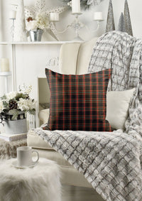 Thumbnail for Black Tartan Cushion Covers | CovermyCushion 30X50cm / black / No thanks - cover only