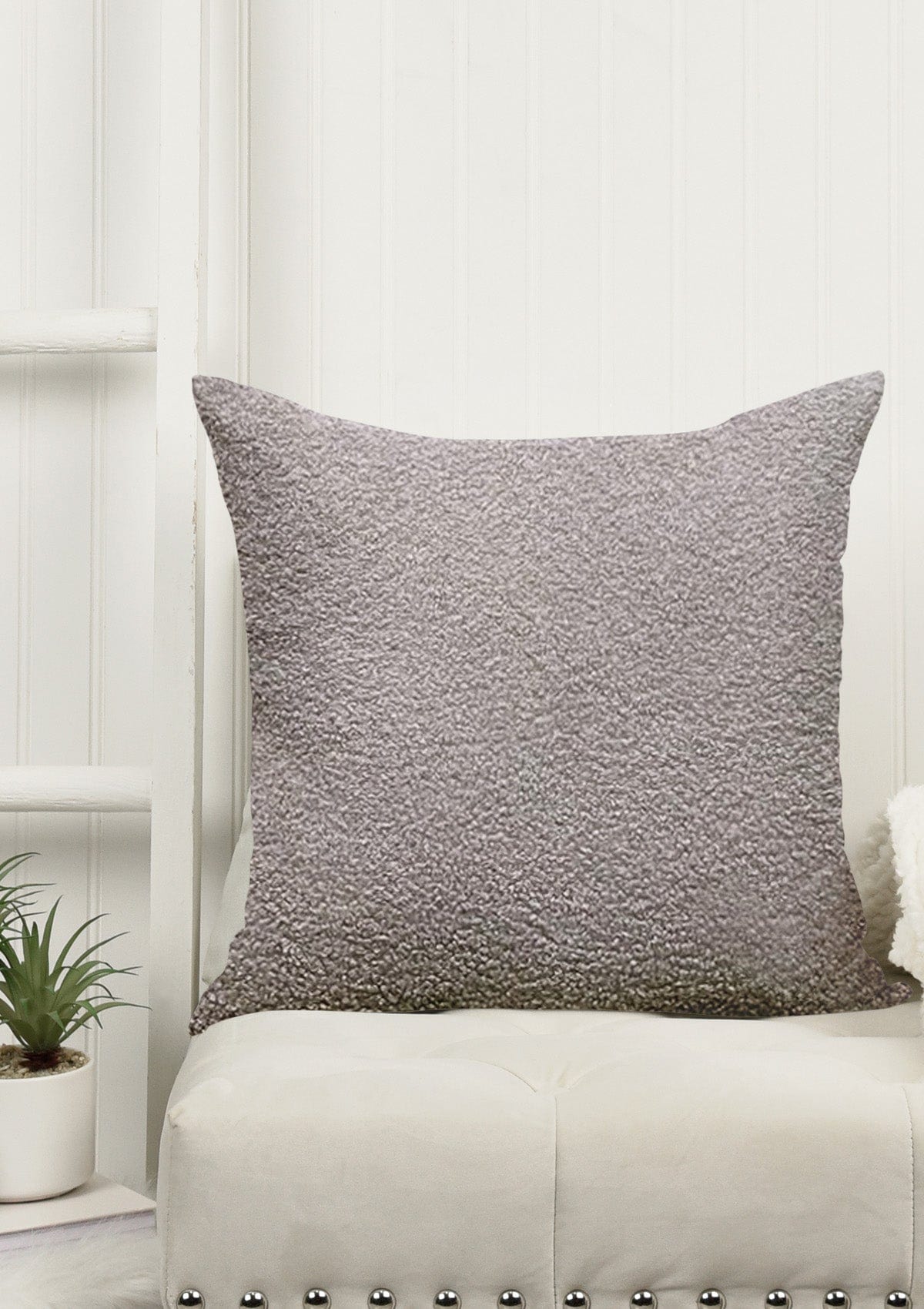 Grey SilverFrost Faux Fur Cushion Covers 30x50cm Grey No thanks cover only